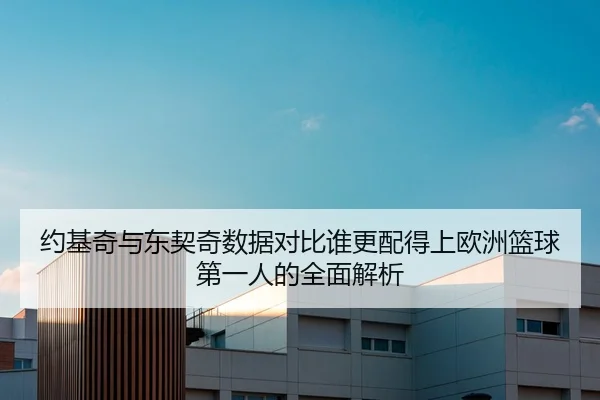 约基奇与东契奇数据对比谁更配得上欧洲篮球第一人的全面解析